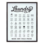 Melrose Wood Laundry Sentiment Sign 20"H