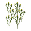 Green Faux Thistle Spray Set 34.75 Inch Stems for Vase Styling By Melrose