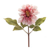 Home Decor Dahlia Stem Set Pink 16 Inch Artificial Floral Stems By Melrose