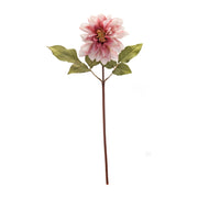 Pink Faux Dahlia Stem Set 16 Inch Stems for Vases and Floral Projects By Melrose
