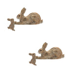 Melrose Stone Mother Rabbit and Baby Bunny Self Sitter (Set of 2)