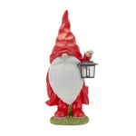 Melrose Raincoat Garden Gnome Statue with Lantern Accent 24.75"H