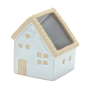 House planter trio porcelain build with 6.25 inch height for decorative greenery By Melrose