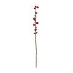 Faux Red Berry Spray Set Of 6 With 33.25 Inch Height For Seasonal Home Use By Melrose