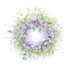 Melrose Mixed Floral and Lavender Wreath 24.5"D