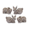 Melrose Stone Bunny Rabbit Figurine (Set of 4)