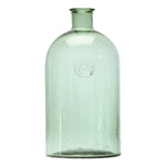 Decorative Glass Vase 12 Inch Height in Green for Tabletop Styling By Melrose