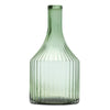 Glass Vase for Florals 10.75 Inch Height in Sage Tone By Melrose