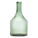 Decorative Glass Vase 10.75 Inch Height in Sage Green for Tabletop Styling By Melrose