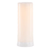 Melrose LED FIA Flame Designer Candle with White Hue 7.5"H