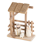 Melrose Wooden Creche Nativity Scene 9"H