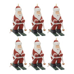 Santa on Skis Ornament