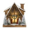 Melrose Vintage Ski Lodge Lighted Display 14.5"H