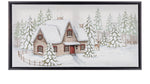 Lodge style holiday cabin wall decoration