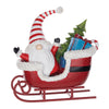 Melrose Santa Gnome in Sleigh Figurine (Set of 2)