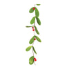 Melrose Fabric Mistletoe String Garland (Set of 2)