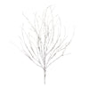 Melrose Flocked Birch Twig Branch (Set of 12)