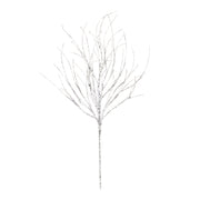 Flocked Birch Twig Branch 