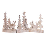 Melrose Winter Forest Scene Trifold Display 23.75"L