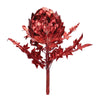 Red glitter artichoke stem by Melrose