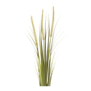 Faux Foxtail Spray with Green and Tan Tones