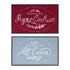 Christmas Cocoa and Cookies Framed Wall Decor (Set of 2)