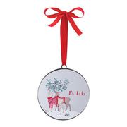Melrose Felt Wool Deer Ornament (Set of 6)