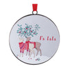 Melrose Felt Wool Deer Ornament (Set of 6)