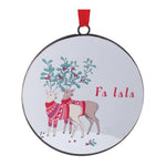 Melrose Felt Wool Deer Ornament (Set of 6)