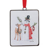 Melrose Snowman and Deer Ornament (Set of 12)