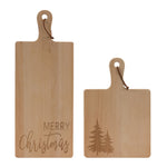 Melrose Merry Christmas Pine Tree Cutting Board (Set of 2)