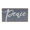 Christmas MDF Wall Sign – Peace and Snowflake Design – 24" Wide