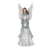 Melrose Winter Angel Figurine with Wreath 18.5"H