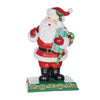 Melrose Jolly Santa Figurine 11"H