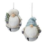 Melrose Gnome Sleigh Bell Ornament (Set of 12)