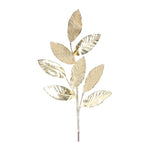 Melrose Glittered Leaf Spray (Set of 6)