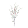 Pine Branch Set of 12, Green and Red 47 Inch Height Plastic Holiday Spray for Seasonal Home Styling by Melrose