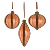 Melrose Copper Glass Holiday Ornament (Set of 12)