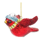 Melrose Glass Cardinal Bird Ornament (Set of 6)