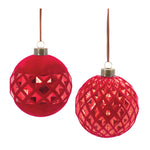 Melrose Harlequin Glass Ball Ornament (Set of 12)