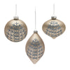 Melrose Champagne Glittered Ball Ornament (Set of 6)