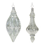 Melrose Glittered Glass Drop Ornament (Set of 12)