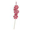 Melrose Peppermint Candle Drop Ornament (Set of 24)