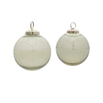 Melrose Ribbed Glass Ball Ornament (Set of 12)