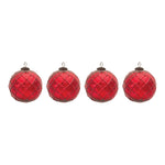 Mercury Glass Ball Ornament (Set of 4)