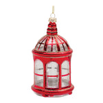 Melrose Glittered Glass Lantern Ornament (Set of 6)