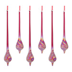 Melrose Irredescent Glass Drop Ornament (Set of 12)