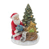 Melrose Santa and Christmas Tree Figurine (Set of 2)