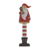 Melrose Tall Wooden Santa with Presents 30"H