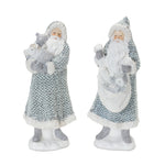 Melrose Santa with Sweater Coat Figurine (Set of 2)